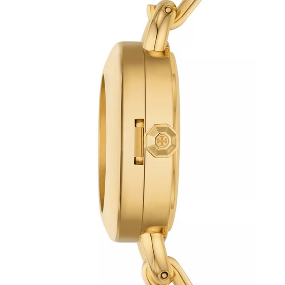 Tory Burch Women's Miller Gold-Tone Stainless Steel Bangle Bracelet Watch 27mm - Picture 2 of 6